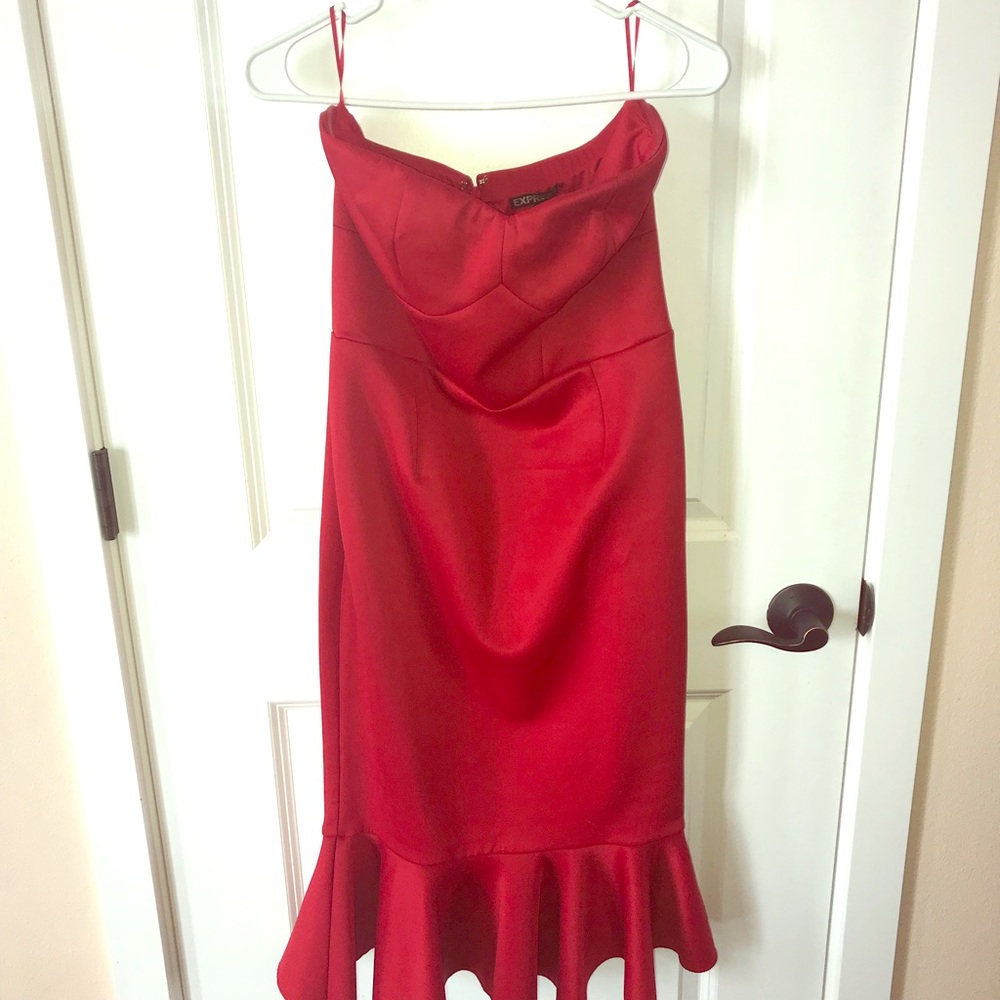 Little Red Mermaid Dress